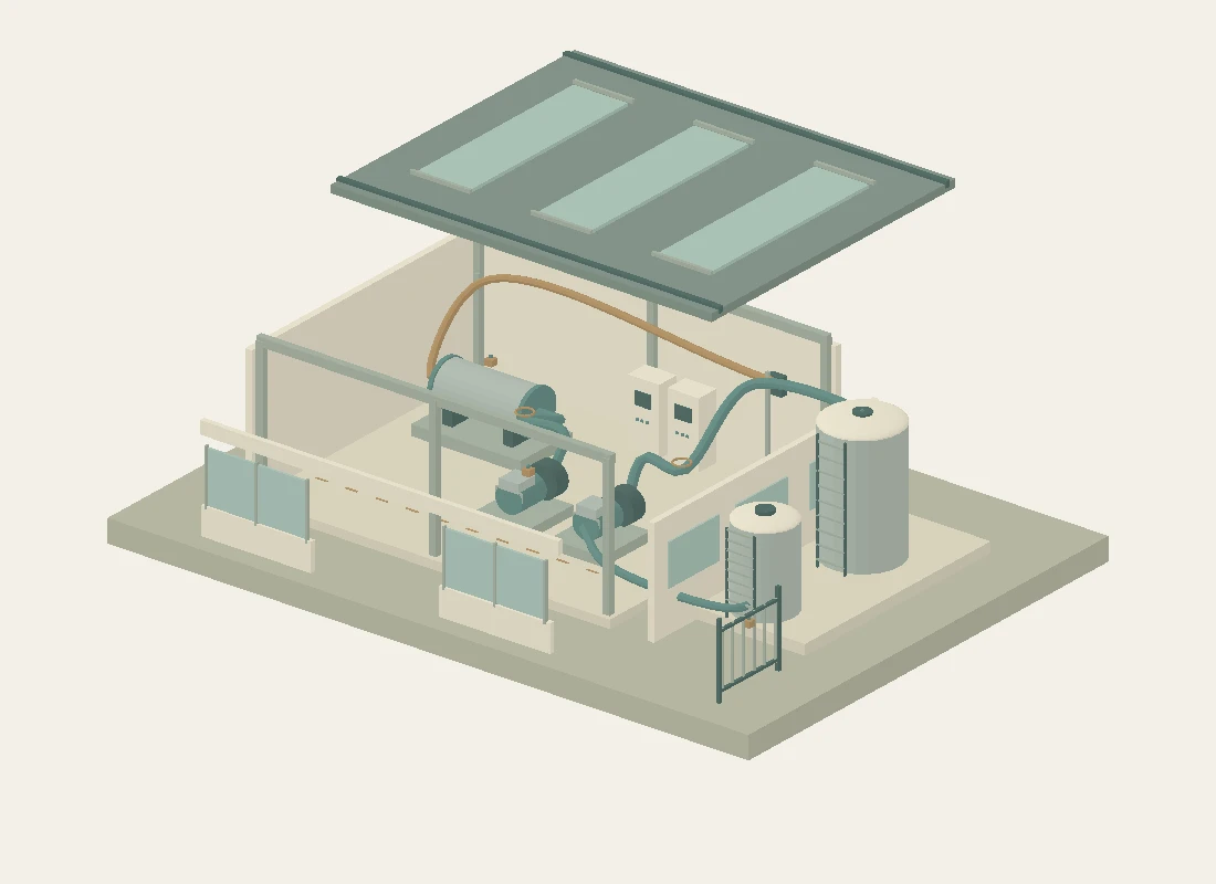 Representative industrial facility model