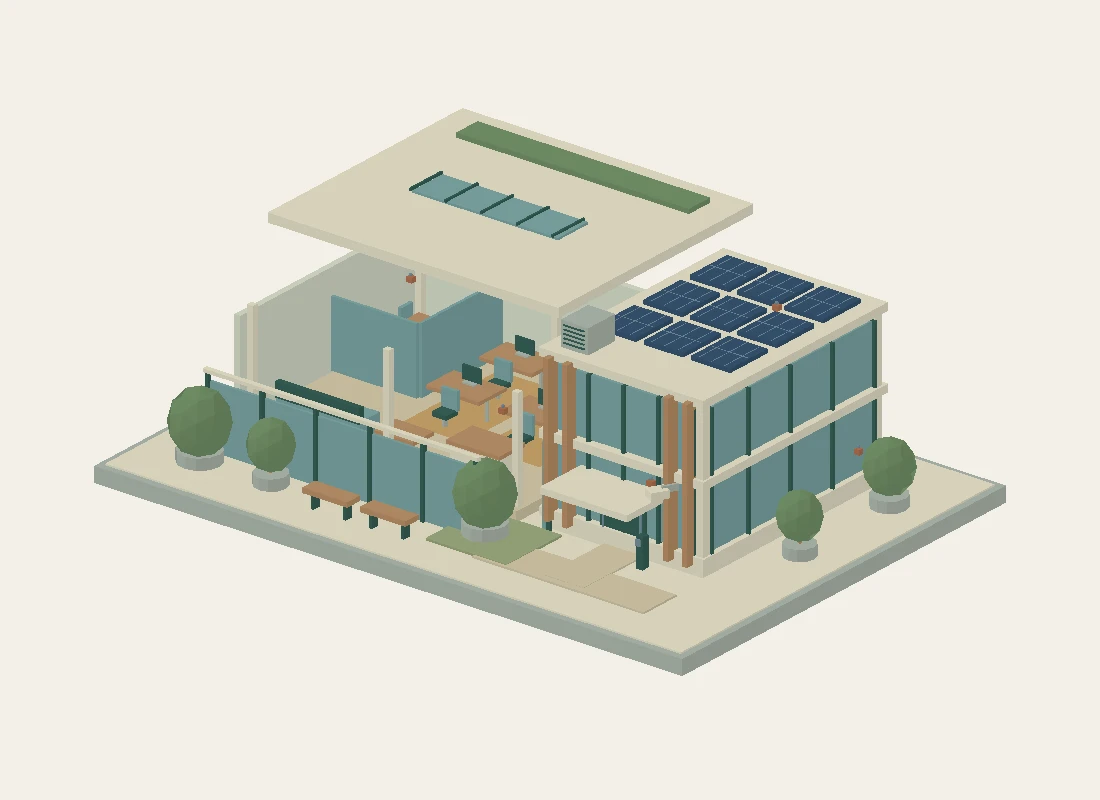 Representative office complex model